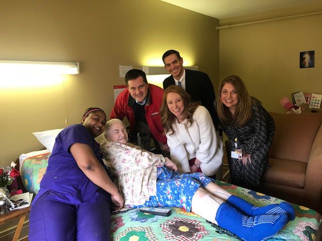 Morning team visits Margaret Lowe (2) 3-13-19